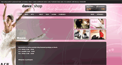 Desktop Screenshot of dance-shop.cz